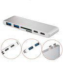 Bakeey Type-C USB3.0 SD TF Card Reader PD Fast Charging Multifunction Converter HUB Adapter For Huawei P30 Xiaomi Mi9 S10+