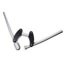 Adjustable Folding Bicycle Cycling Handlebars Foldable Scooter Bike Handle Bar - Alloy Aluminum + Plastic Fits for 25.4mm