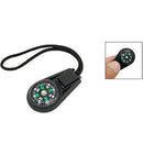 Outdoor Hiking Camping Mini 2.5cm Zipper/ Pulley Button Compass