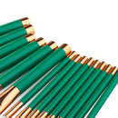 15pcs Pro Beauty Makeup Brushes Set Blending Contour Foundation Crease Brush