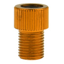 Ultra light Convenient Easy To Install Presta To Schrader Valve Adapter PACK OF 5PCS 0.63 inch Gold