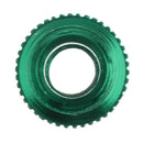 Ultra light Convenient Easy To Install Presta To Schrader Valve Adapter PACK OF 5PCS 0.63 inch Green