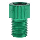 Ultra light Convenient Easy To Install Presta To Schrader Valve Adapter PACK OF 5PCS 0.63 inch Green