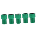 Ultra light Convenient Easy To Install Presta To Schrader Valve Adapter PACK OF 5PCS 0.63 inch Green