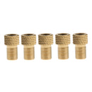 5x Presta to Schrader Valve Adapter Converter Bike Pump Tube