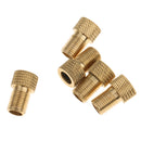 5x Presta to Schrader Valve Adapter Converter Bike Pump Tube