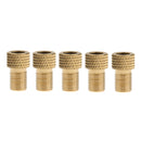 5x Presta to Schrader Valve Adapter Converter Bike Pump Tube