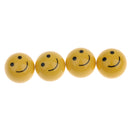 4pcs Mini Smile Smiling Face Yellow Valve Caps Dust Cover for BMX Bike Car