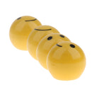 4pcs Mini Smile Smiling Face Yellow Valve Caps Dust Cover for BMX Bike Car