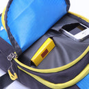Unisex Single Shoulder Chest Bag Shopping Dating Camping Messenger Bag Blue