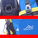 Unisex Single Shoulder Chest Bag Shopping Dating Camping Messenger Bag Blue