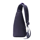 Unisex Single Shoulder Chest Bag Shopping Dating Camping Messenger Bag Blue