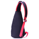 Unisex Single Shoulder Chest Bag Shopping Dating Camping Messenger Bag Black
