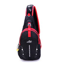 Unisex Single Shoulder Chest Bag Shopping Dating Camping Messenger Bag Black
