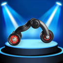 Abdominal Exercise Roller Body Fitness Power Strength Training Equipment 3-Wheel with Knee Pad