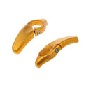 Pair Of 23mm Bicycle Bike Cycling Aluminium Alloy Handlebar Ends Grips Gold