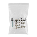 24pcs Metallic Toe Nails Full Cover Pedicure Artificial Nail Art Tips with Tool - Leopard Pattern