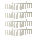 360pcs Clear False Full Clear Matte Thin Nail Art Tips Salon DIY Manicure