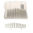 360pcs Clear False Full Clear Matte Thin Nail Art Tips Salon DIY Manicure