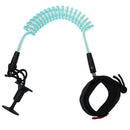 5FT 7MM Adjustable Bodyboard Surfboard Coiled Bicep Wrist Leash Cord