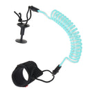 5FT 7MM Adjustable Bodyboard Surfboard Coiled Bicep Wrist Leash Cord