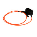 5ft Orange Straight TPU Surfboard Leash Surf Board Leg Rope - 7mm Thickness