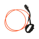 5ft Orange Straight TPU Surfboard Leash Surf Board Leg Rope - 7mm Thickness