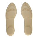 1 Pair Anti-Slip Shock Sweat Absorption 4D Sponge Massage Foot Pain Relief Insoles Orthotic Shoes Cushion Pad Skin Color