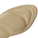 1 Pair Anti-Slip Shock Sweat Absorption 4D Sponge Massage Foot Pain Relief Insoles Orthotic Shoes Cushion Pad Skin Color