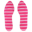 1 Pair Anti-Slip Shock Sweat Absorption 4D Sponge Massage Foot Pain Relief Insoles Orthotic Shoes Cushion Pad Pink