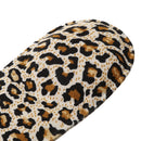 1 Pair Anti-Slip Shock Sweat Absorption 4D Sponge Massage Foot Pain Relief Insoles Orthotic Shoes Cushion Pad Leopard Print Design