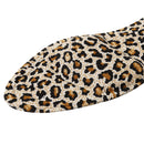 1 Pair Anti-Slip Shock Sweat Absorption 4D Sponge Massage Foot Pain Relief Insoles Orthotic Shoes Cushion Pad Leopard Print Design