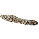 1 Pair Anti-Slip Shock Sweat Absorption 4D Sponge Massage Foot Pain Relief Insoles Orthotic Shoes Cushion Pad Leopard Print Design