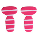 Durable Pair Of T-shape Heel Cushion High Heel Shoes Insole Pads Pink