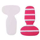 Durable Pair Of T-shape Heel Cushion High Heel Shoes Insole Pads Pink