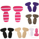 Durable Pair Of T-shape Heel Cushion High Heel Shoes Insole Pads Pink