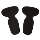 Durable T-shape Heel Cushion High Heel Shoes Insole Pads Black