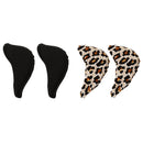 Pair Of Women Men High-Heels Pointed Shoes Insoles Foot Care Protector Pad Leopard