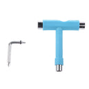 Multifunctional Skate T-tool Skateboard Longboard Blue 11*10cm