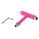 Multifunctional Skate T-tool Skateboard Longboard Rose Red 11*10cm
