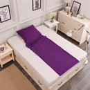 Portable Lightweight Korean Cotton Fabric Sleeping Bag Sheet Camping Hiking Travel Accessories Purple S