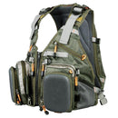 Multi Pockets Fly Fishing Backpack Hiking Vest Outdoor Heavy Duty Pack Bag
