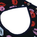 High Quality Waterproof Large Adult Mealtime Bib Clothes Protector - Lips