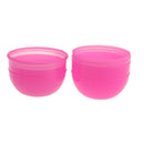 Professional Hair Tint Bowl Hair Dye Hairdressing Gel Holder Hair Coloring Equipment Hair Styling Accessories Rose Red