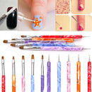 5pcs Nail Art Design Painting Dotting Pen Brushes Manicure Tool Kit Set