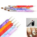 5pcs Nail Art Design Painting Dotting Pen Brushes Manicure Tool Kit Set