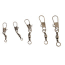 200Pcs Hook Baits Line Link Connector Swivels Coarse Sea Fishing Tackles