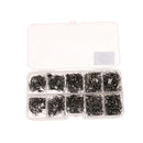 200Pcs Hook Baits Line Link Connector Swivels Coarse Sea Fishing Tackles
