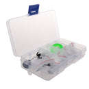 Set of 61 Assorted SEA Utility Box Jig Space Beans Hooks Fishing Tackle Set