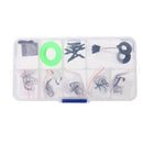 Set of 61 Assorted SEA Utility Box Jig Space Beans Hooks Fishing Tackle Set